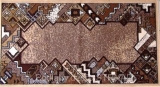 Kusový koberec Shiraz hnědý 60 x110 cm