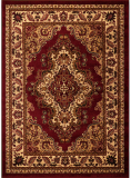 Kusový koberec Medailon 6985 red cream 140 x 200 cm