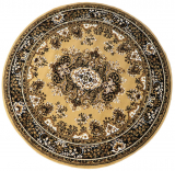 Kusový koberec Escape 510480 beige kruh 160 cm
