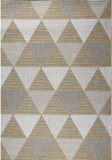 Kusový koberec Flat 21132 zlatý 120 x 170 cm