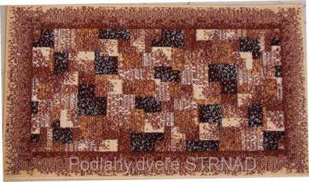 Kusový koberec Shiraz hnědý 60 x 110 cm
