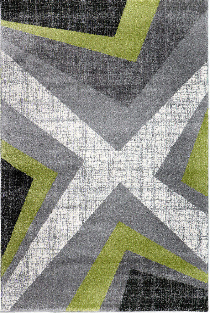 Kusový koberec Warner 1180A green 80 x 150 cm