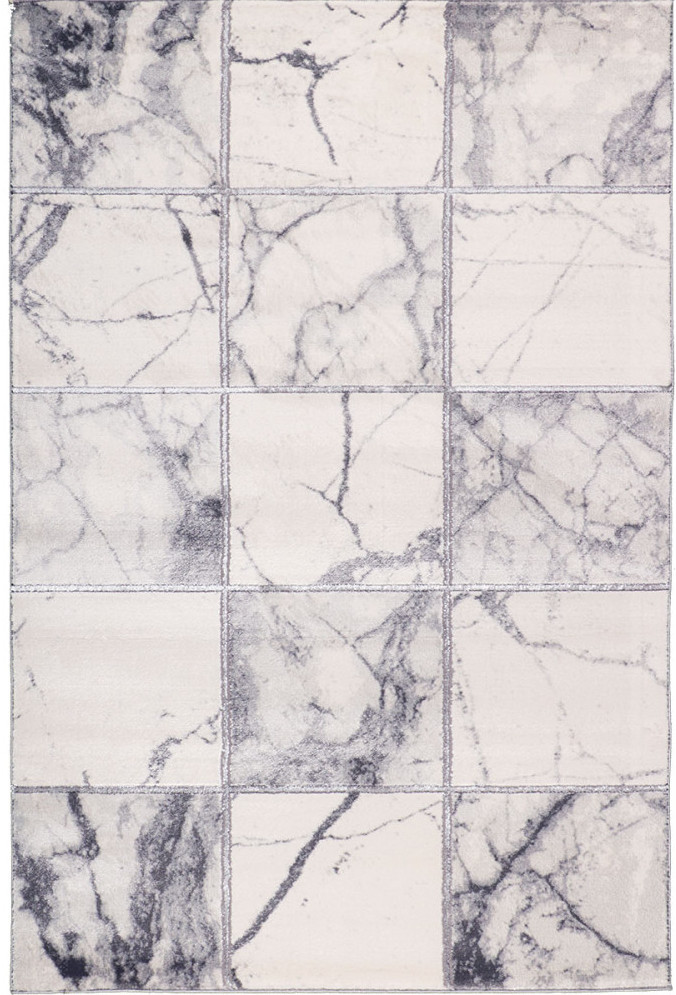 Kusový koberec Mramor 8925A grey 80 x 150 cm