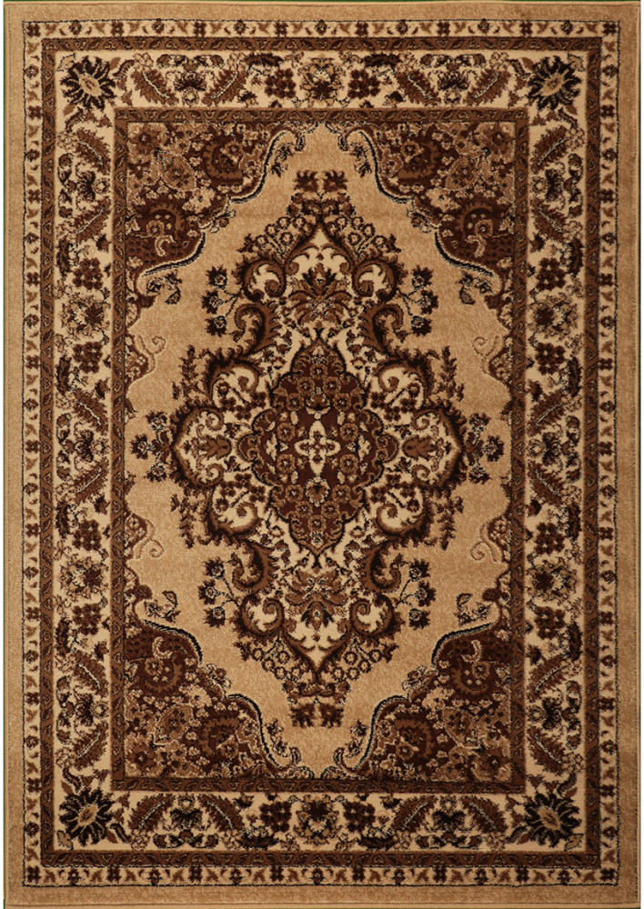 Kusový koberec Medailon 6985 beige cream 80 x 280 cm