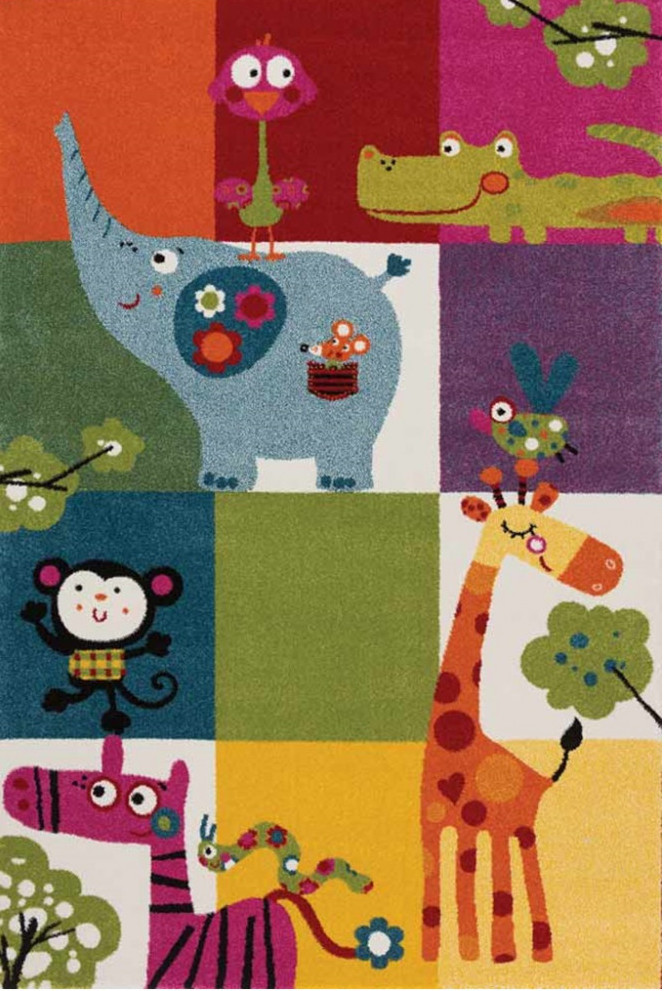 Dětský kusový koberec Jasper kids 21903 110 multi 120 x 170 cm 