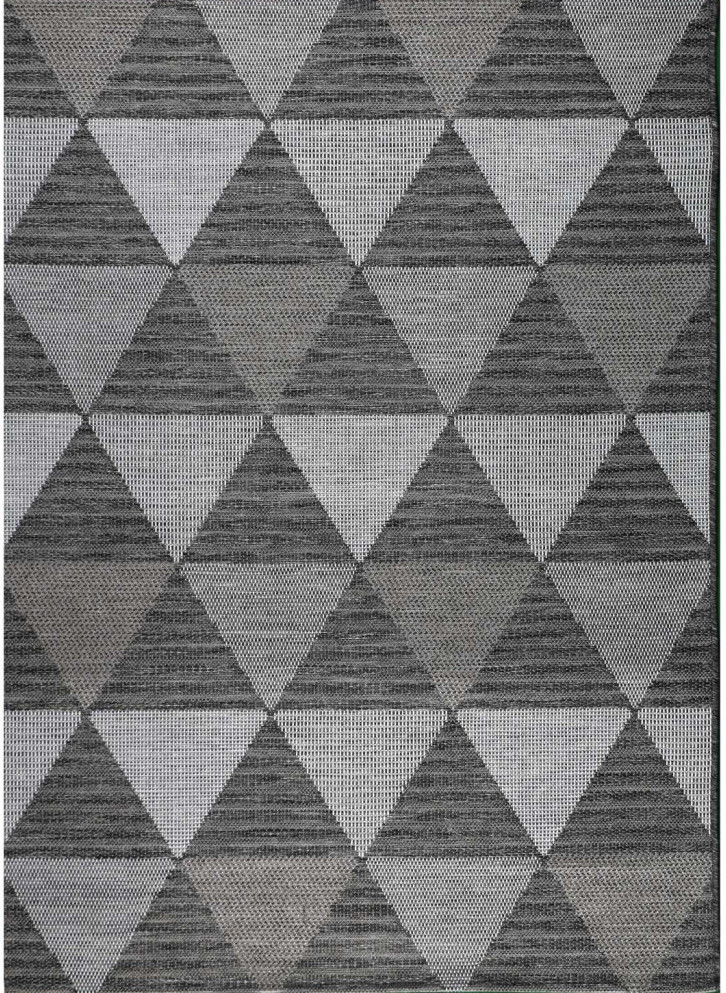 Kusový koberec Flat 21132 šedý 80 x 150 cm