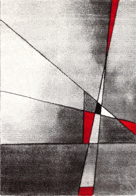 Kusový koberec Brilliance Grey/Red 21807/95 160 x 230 cm