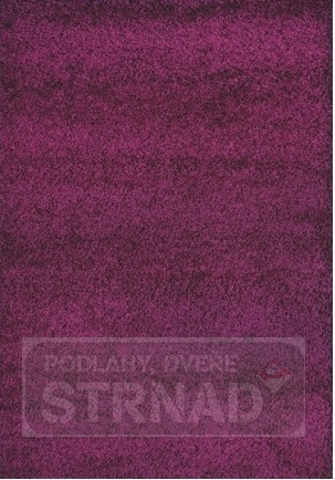 Kusový koberec Shaggy Plus 957 Purple 80 x 150 cm