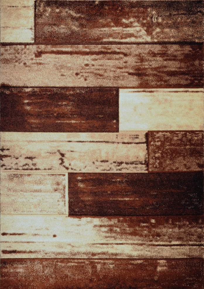 Kusový koberec Hector 6990 A Brown 140 x 200 cm