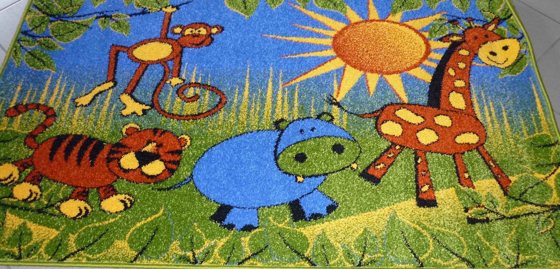 Dětský kusový koberec Weliro ZOO 100 x 160 cm