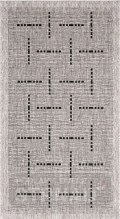 Kusový koberec Floorlux 20008/04 Silver Black 200 x 290 cm