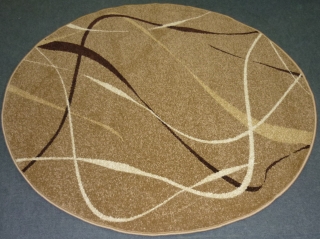 Kusový koberec Karmel choco orzech kruh 120 cm 