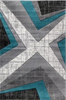 Kusový koberec Warner 1180A blue 80 x 150 cm