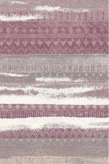 Kusový koberec Lunar 4309A aubergine / rose 120 x 170 cm