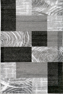Kusový koberec Rush 9220A black 120 x 170 cm