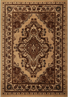 Kusový koberec Medailon 6985 beige cream 80 x 150 cm