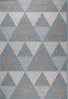 Kusový koberec Flat 21132 modrý 140 x 200 cm
