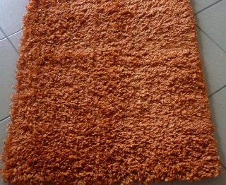 Kusový koberec Caribic Shaggy Terra 67 x 140 cm