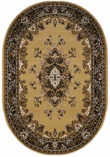 Kusový koberec Escape 510480 Berber ovál 160 x 225 cm