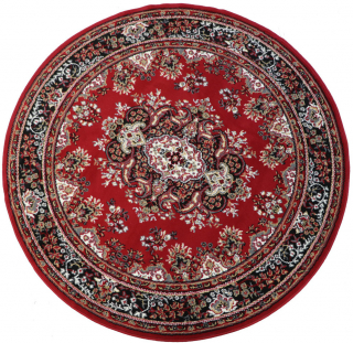 Kusový koberec Escape 510480 red kruh 120 cm