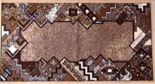 Kusový koberec Shiraz hnědý 150 x 210 cm